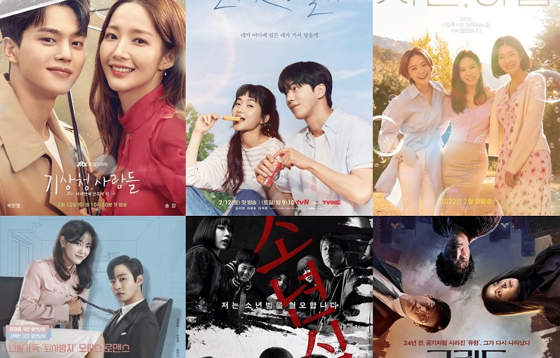 2022上半年短篇韓劇最高收視排名前十，《二十五，二十一》竟然不在前三